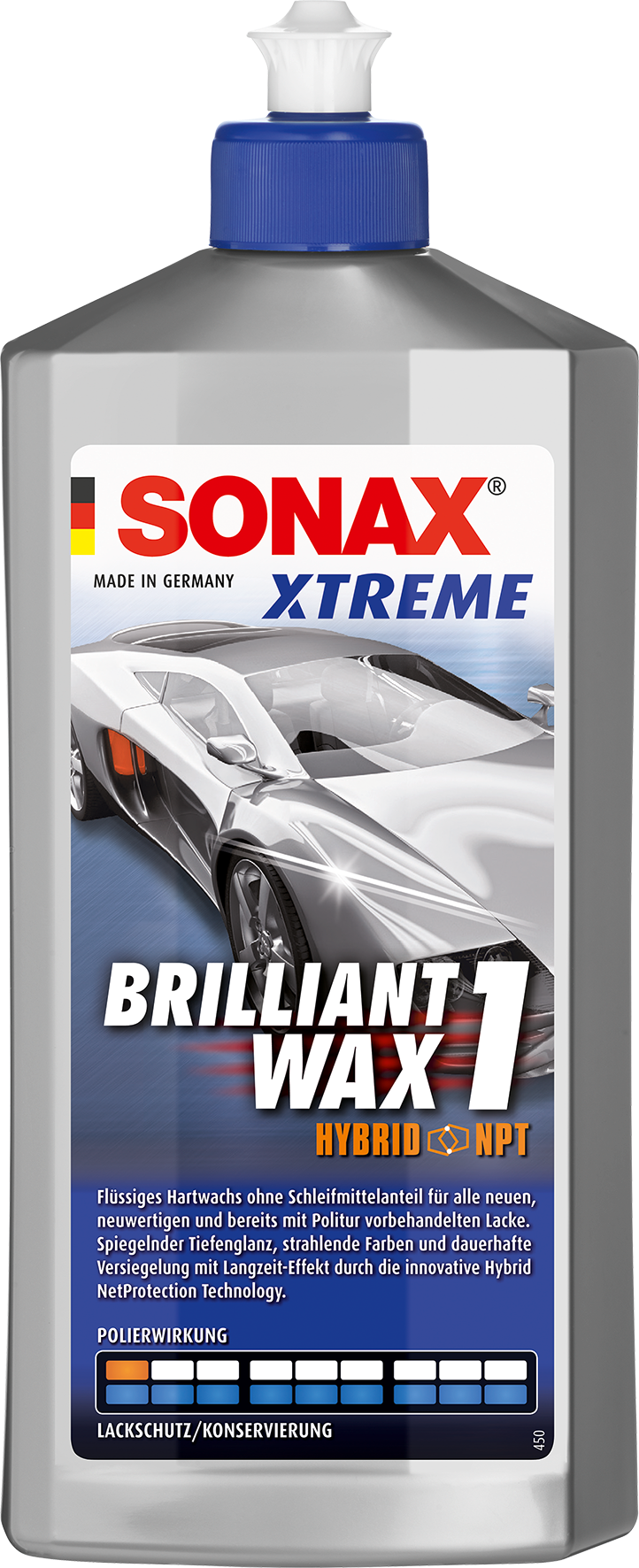 Sonax 02012000 Xtreme BrilliantWax1 Hybrid 500ml