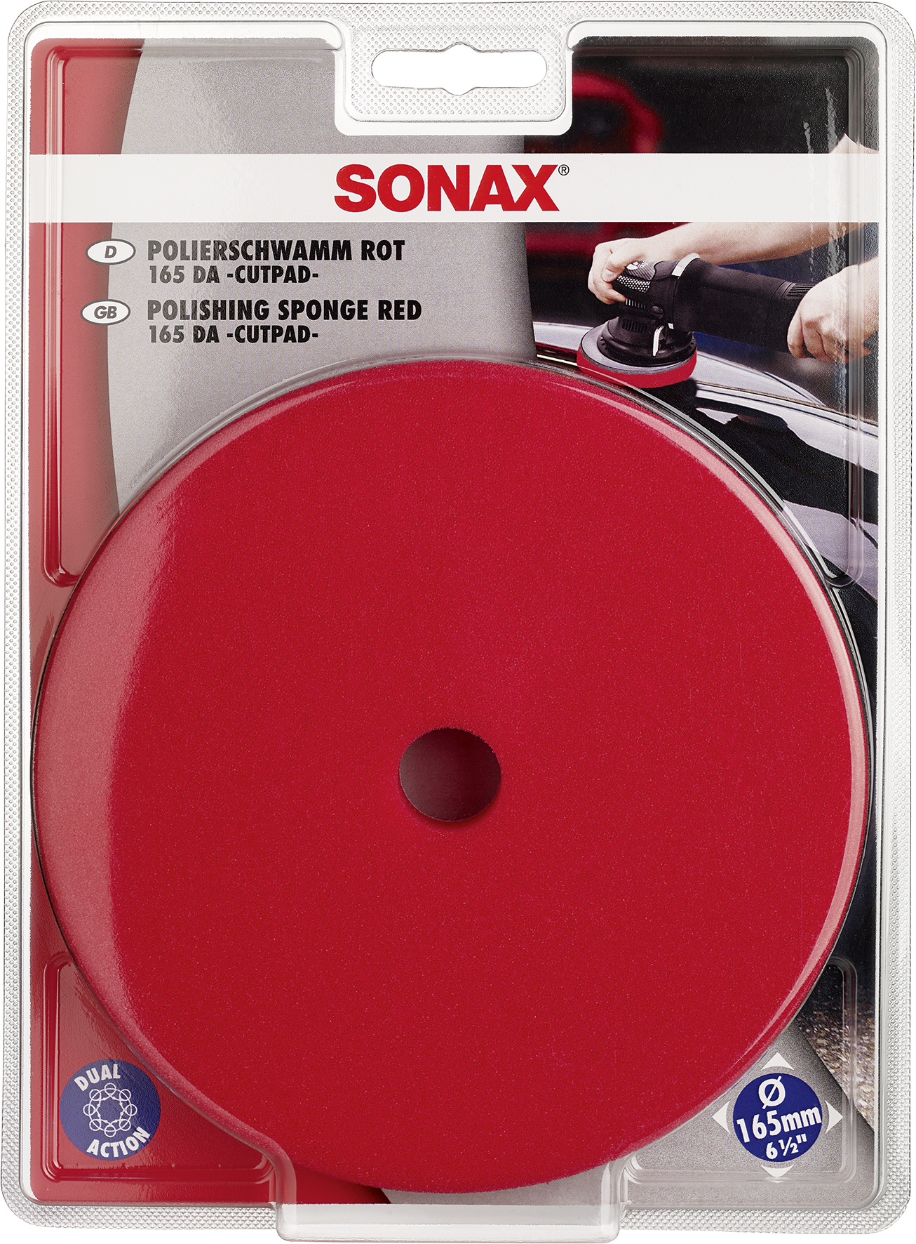 Sonax 04934410 ExzenterPad hart 165, 1Stk