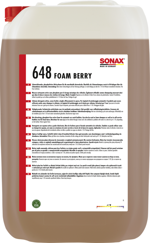 Sonax 06487050 Foam Berry 25l