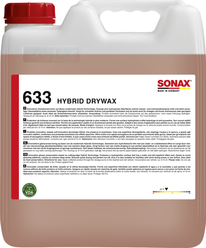 Sonax 06336000 Hybrid DryWax 10l