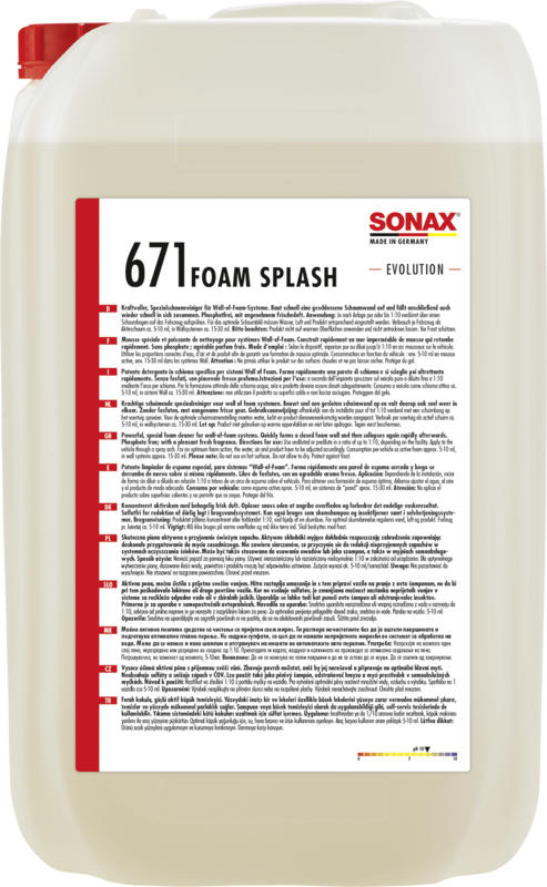 xxx Sonax 0671705 FoamSplash -Evolution- 25l