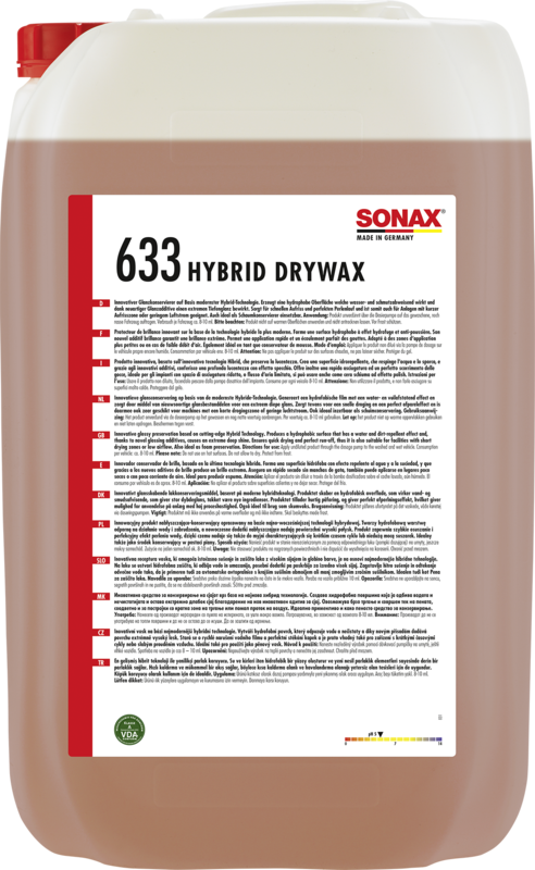 Sonax 06337050 Hybrid DryWax 25l